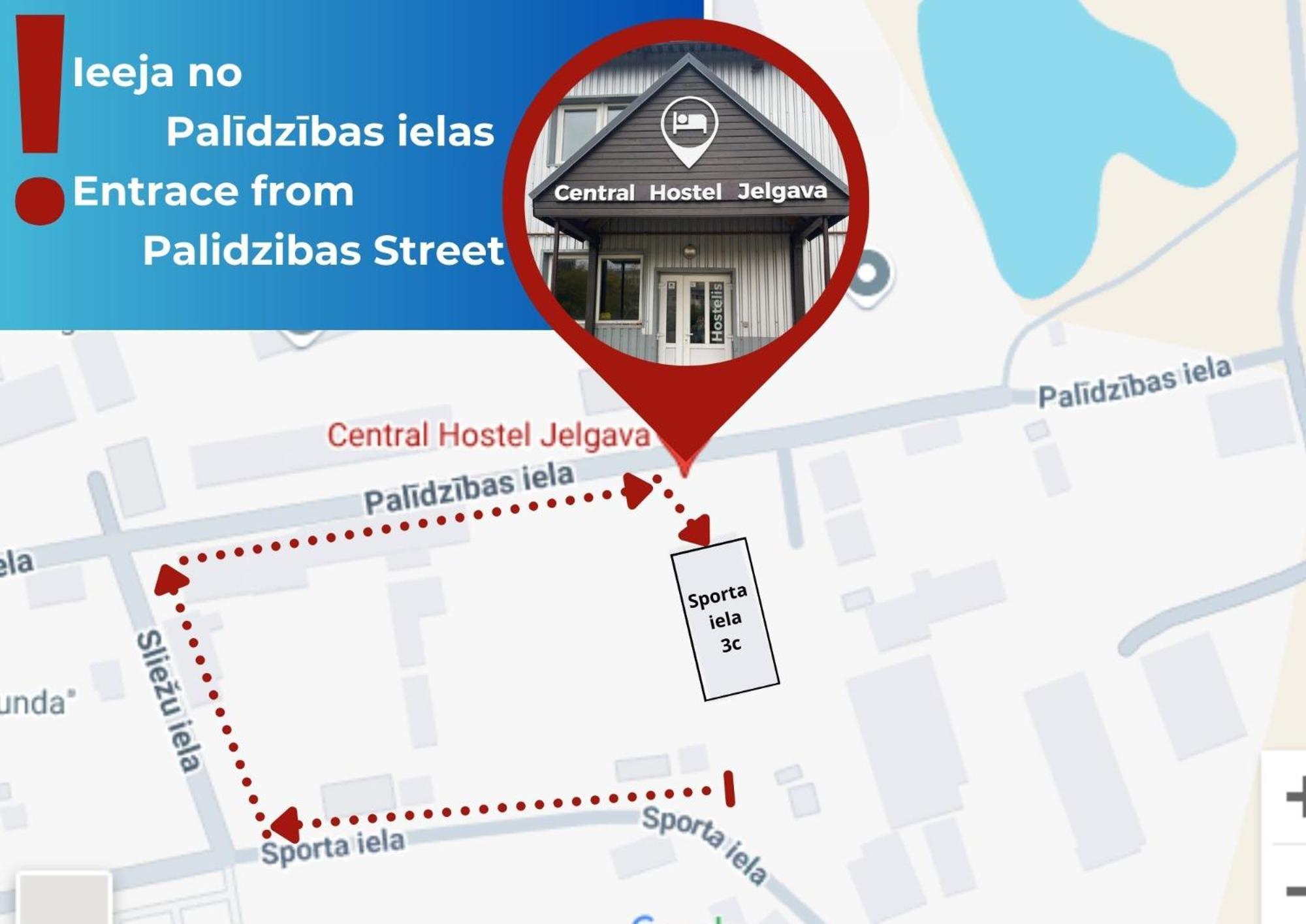Central Hostel يلغافا المظهر الخارجي الصورة